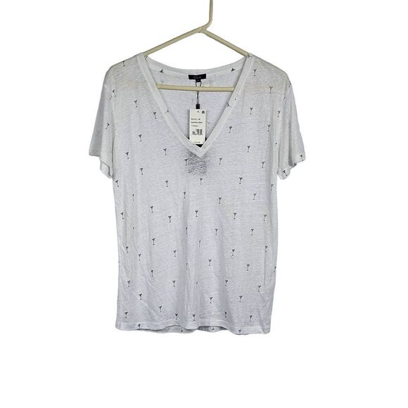 RAILS Matini print linen tee - Picture 1 of 11